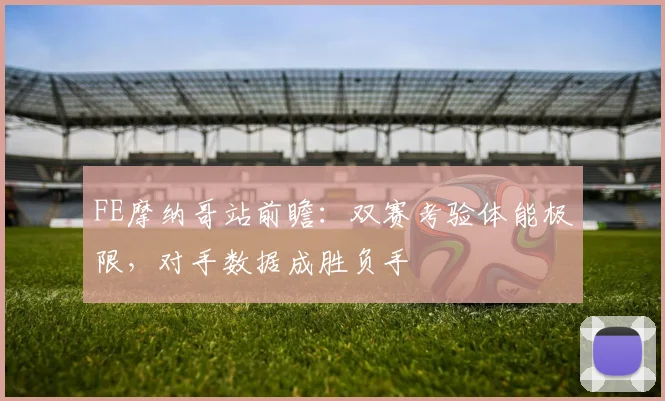 FE摩纳哥站前瞻：双赛考验体能极限，对手数据成胜负手